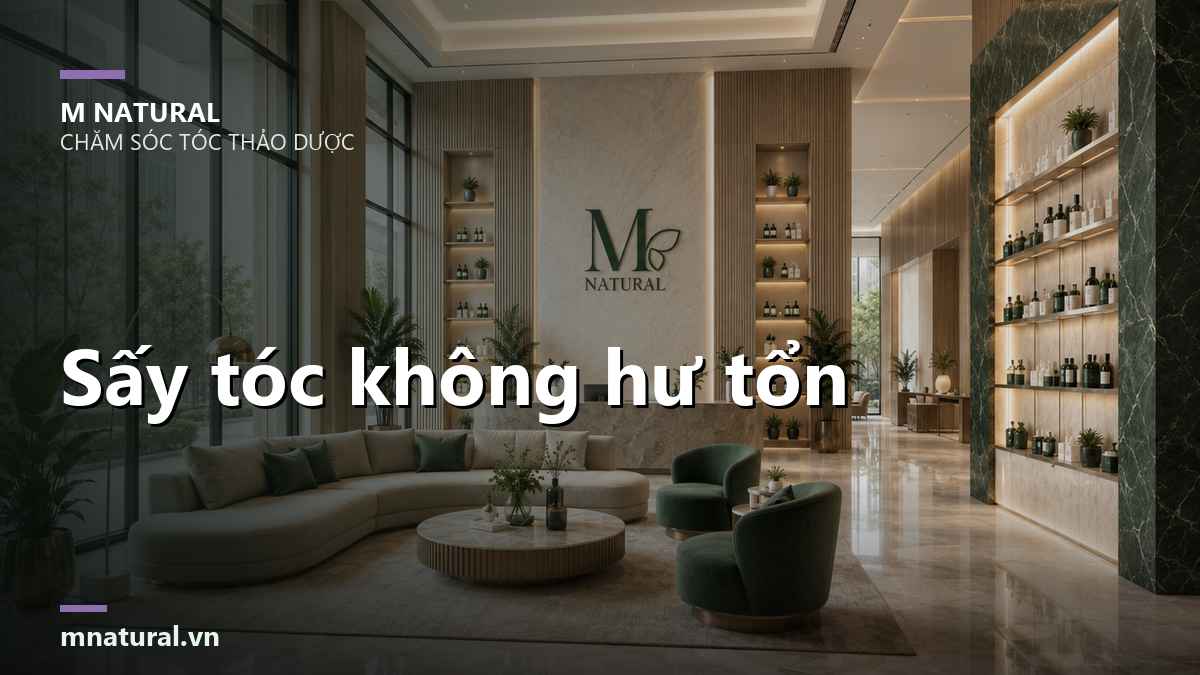 Sấy tóc không hư tổn