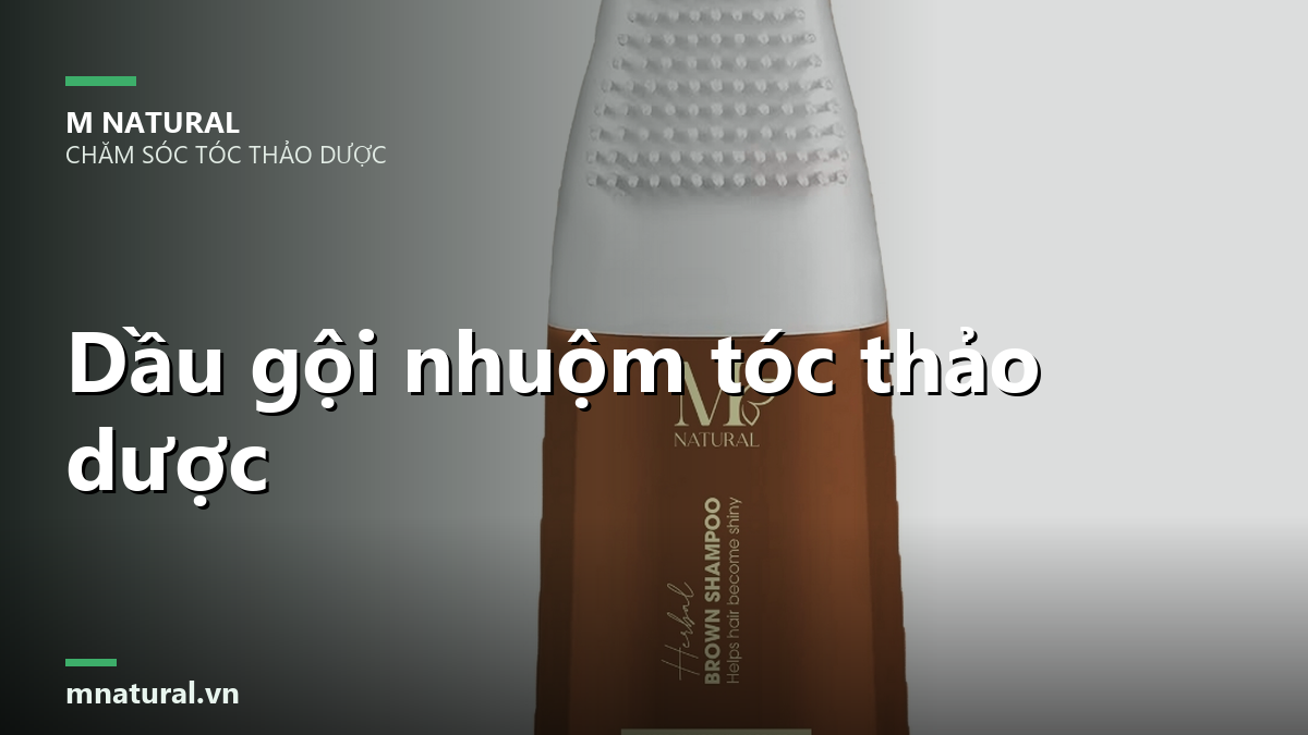 Dầu gội nhuộm tóc thảo dược