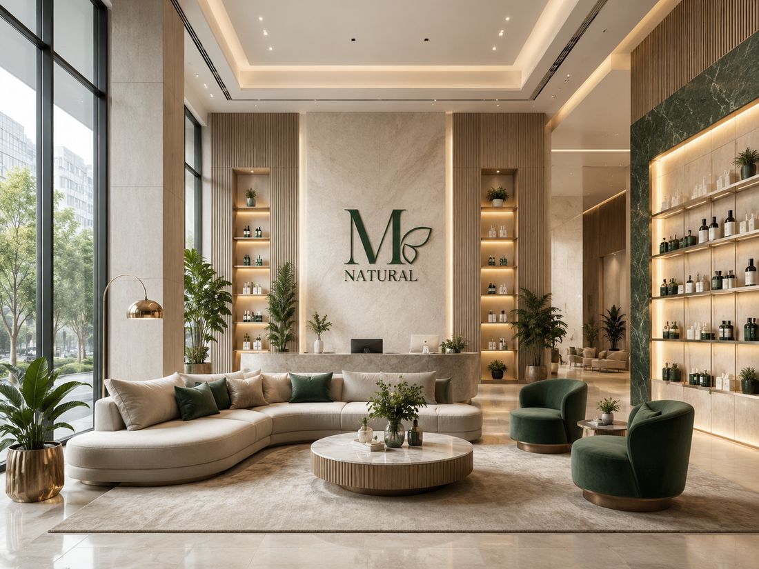 không gian cửa hàng mnatural thảo dược