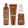 Combo Hắc Mộc M Natural gồm Dầu Gội Thảo Dược 400ml, Hấp Ủ Tóc 250ml và Dầu Gội Phủ Bạc 200ml