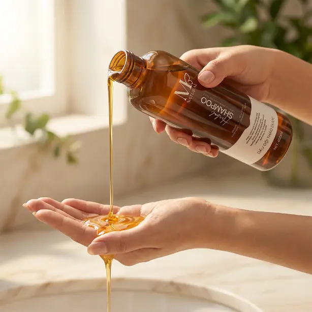 M Natural tay đổ dầu gội