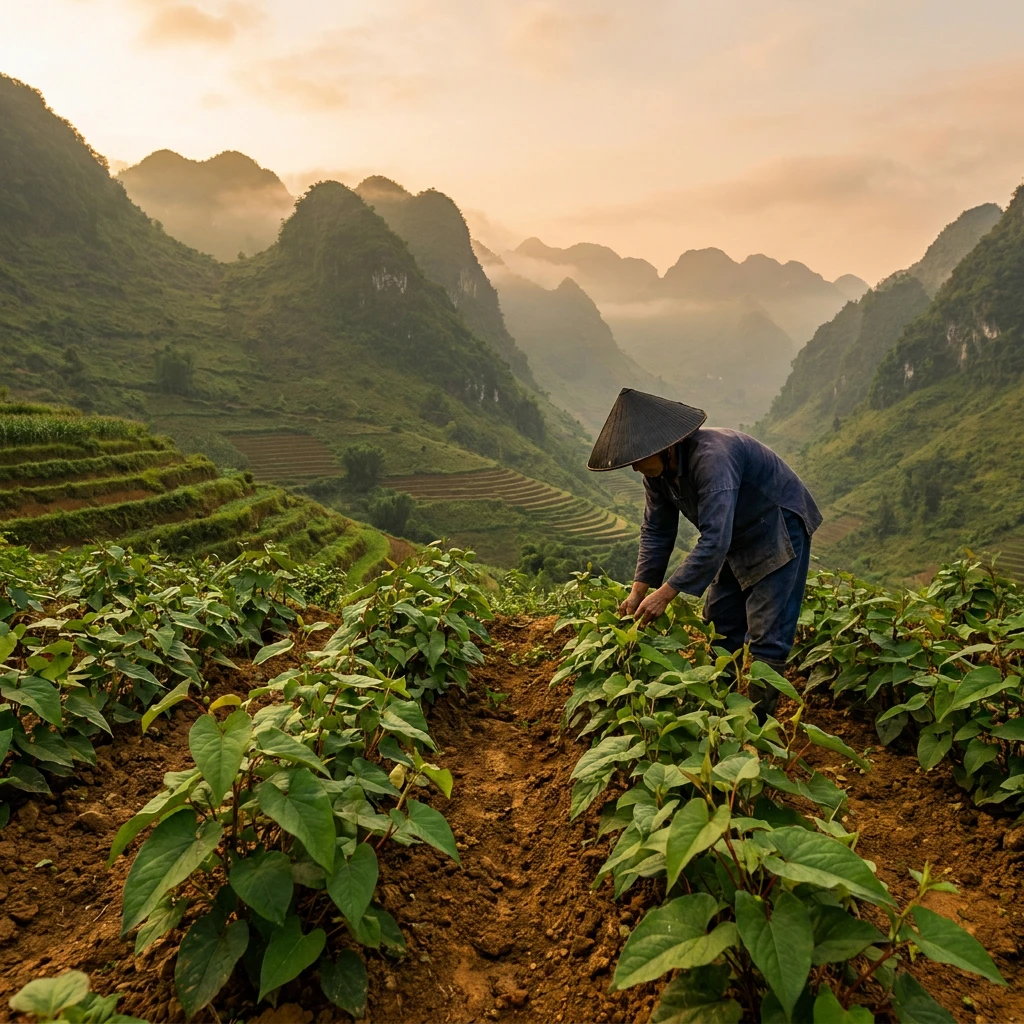 M Natural Instagram vùng trồng Cao Bằng